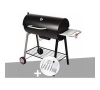 Barbecue à charbon sur chariot Michigan - Somagic + Malette de 8 accessoires inox