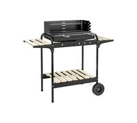 Outsunny Barbecue à Charbon BBQ Grill sur Pied 103 x 47 x 95 cm Noir