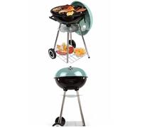 Barbecue à charbon Vert Ø 41 cm Grille de cuisson chromée Type WEBER