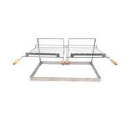 Barbecue encastrable Grille et support Vesta pour cheminée ou barbecue Grand Modèle Double