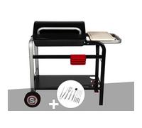 Barbecue à charbon Vulcano 2600 + Malette 8 ustensiles -