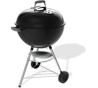Barbecue a charbon - Weber - Bar-B-Kettle - Ø57 cm - Thermometre intégré - Acier émaillé - 9 couverts - Noir