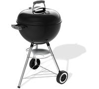 Barbecue à charbon - Weber - Original Kettle - Ø47 cm - Thermomètre intégré - Acier émaillé - Clapet d'aération - 6 couverts - Noir
