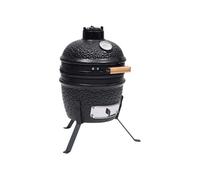 vidaXL Barbecue à fumoir Kamado 2-en-1 Céramique 56 cm Noir 316093