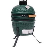 Barbecue à fumoir Kamado 2 en 1 Céramique 56 cm Vert Vert G