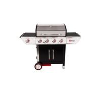 Barbecue à gaz avec tableau de bord en inox Argent 150x57.5x115.5 cm