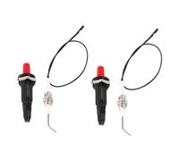 Barbecue à Gaz Bouton-Poussoir Cuisine Briquet Allumage Piezo Kit Bouchon Fileté Universel 2 Pcs