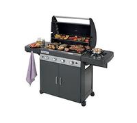 Barbecue à gaz Campingaz 4 Series CLASSIC LS Dark avec four, assiette, culinaire modulaire
