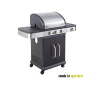 Barbecue à Gaz - FIDGI 3 - AM063SBI - 3 brûleurs + side - Noir