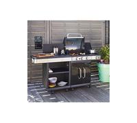 Barbecue gaz 3 brûleurs + desserte - FIDGI 3 COOK IN GARDEN