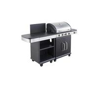 Barbecue gaz 4 brûleurs + desserte - FIDGI 4 COOK IN GARDEN