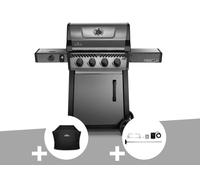 Barbecue à gaz Freestyle F425SIB - 4 brûleurs + Sizzle Zone + Housse de protection + Kit rôtissoire - Napoleon