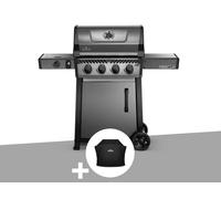 Barbecue à gaz Freestyle F425SIB - 4 brûleurs + Sizzle Zone + Housse de protection - Napoleon