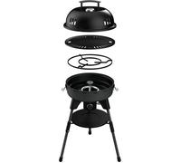 Barbecue à gaz - INCASA - Modèle compact - 4000 W - Brûleur inox - Plaque fonte d’aluminium - Allumage piézoélectrique