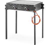 Barbecue à gaz MASTER PRO NOIR 790 x 560 mm 11,6 kW