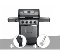 Barbecue à gaz Napoleon Freestyle F425 + Gant + Ensemble 2 ustensiles