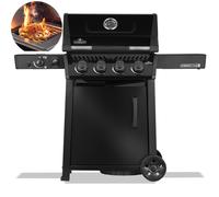 Napoleon Barbecue à gaz Freestyle PRO 425 4 brûleurs + 1 Sizzle Zone Noir avec porte