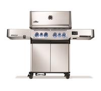 Barbecue à gaz Napoleon Prestige 500 Sizzle Zone Connecté - Inox