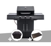 Barbecue à gaz Performance CORE B3 + Housse de protection + Plancha - Char-Broil