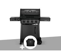 Barbecue à gaz Phantom Freestyle 425 SIB noir mat 4 brûleurs + Housse de protection - Napoleon