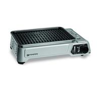 Kemper - Barbecue gaz Portable à gaz 1.9 KW Compact Plaque Anti Adhesive Table balcons terrasses Camping Table