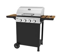 Barbecue à gaz portable - KEKAI - Fort Peck - 118 5x57 5x104 5 cm - Surface de cuisson 60x42 cm - 4 brûleurs - 12 kW