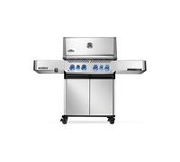 Barbecue à gaz Prestige 500 + Sizzle Zone + Brûleur arrière - Inox