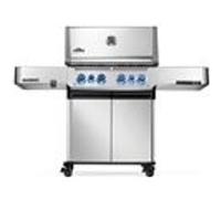Barbecue à gaz Prestige 500 + Sizzle Zone + Brûleur arrière - Inox