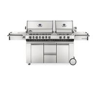 Napoleon Barbecue à gaz Prestige Pro 825 – 4 brûleurs, 2 Sizzle Zone, brûleur arrière, fumoir