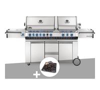 Barbecue à gaz prestige pro 825 + plateau charbon - napoleon