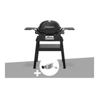 Barbecue à gaz Q 1200N noir avec pied + Rôtissoire - Weber