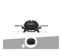 Barbecue à gaz q 1200n noir + housse - weber