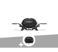 Barbecue à gaz Q 1200N noir + Housse - Weber