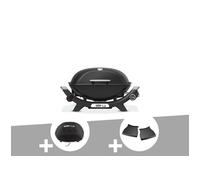 Barbecue à gaz Q 2100N - Noir, avec housse et plan de travail