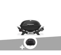 Barbecue à gaz Q 2100N noir + Housse - Weber