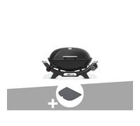 Barbecue à gaz q 2100n noir + plancha (1 2) - weber