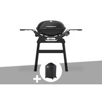 Barbecue à gaz Q 2200N noir avec pied + Housse - Weber