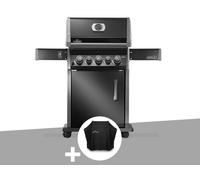 Barbecue à gaz Rogue 425 RB 3 brûleurs + 1 réchaud latéral + 1 brûleur rôtissoire + Housse de protection - Napoléon