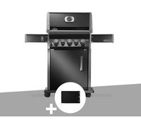 Barbecue à gaz Rogue 425 RB 3 brûleurs + 1 réchaud latéral + 1 brûleur rôtissoire + Plancha - Napoléon