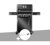 Barbecue à gaz Rogue 425 RB 3 brûleurs + 1 réchaud latéral + 1 brûleur rôtissoire + Rôtissoire - Napoléon
