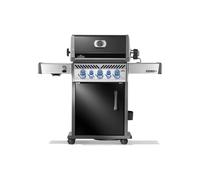 Barbecue à gaz rogue pro-s noir 3 brûleurs + 1 sizzle zone + 1 brûleur arriére -
