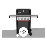 Barbecue à gaz spirit e-410 + set d'accessoires clipsables weber works - weber