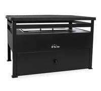 Barbecue à l'éthanol 1.5L en acier noir BB02 Noir