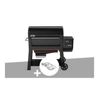 Barbecue à pellets searwood xl 600 + kit de fumage - weber