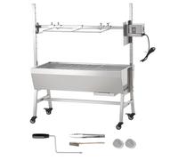 Barbecue à Rôtisserie 35 Pouces-Duoku-Capacité de 90 lb-Moteur Électrique de 42 W et d'une Construction en Acier Inoxydable