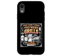 Barbecue Amusant avec Inscription « You Can't Have Too Many Grills » Coque pour iPhone XR