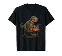 Barbecue Amusant Dinosaure Pitmaster Barbecue Smoker Grill Cadeau de fête T-Shirt
