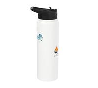 Barbecue amusant en forme de poisson volant Stainless Steel Insulated Water Bottle