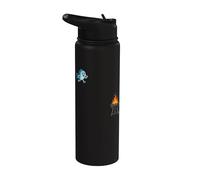 Barbecue amusant en forme de poisson volant Stainless Steel Insulated Water Bottle