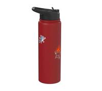 Barbecue amusant en forme de poisson volant Stainless Steel Insulated Water Bottle